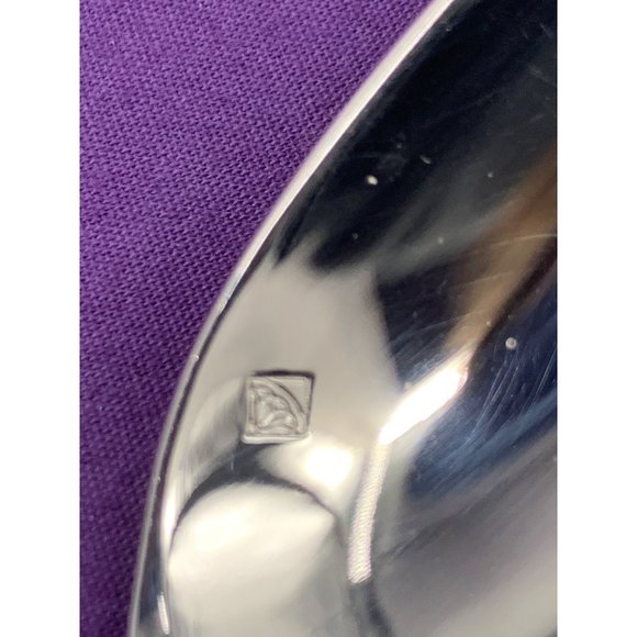 Sant Anurea Stainless Flatware Mascagni Oval Dessert Tablespoon Glossy - Picture 3 of 8